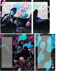 Sakimi Chan x Stoneforged Arcane Jinx 3500x Panels