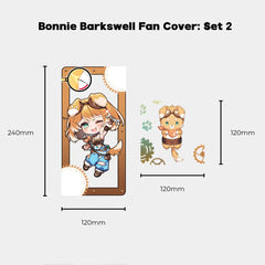 Bonnie Barkswell x Stoneforged Acrylic Fan Cover
