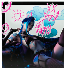 Sakimi Chan x Stoneforged Arcane Jinx 3500x Panels