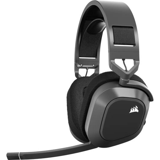 Corsair HS80 MAX WIRELESS Gaming Headset, Steel Gray