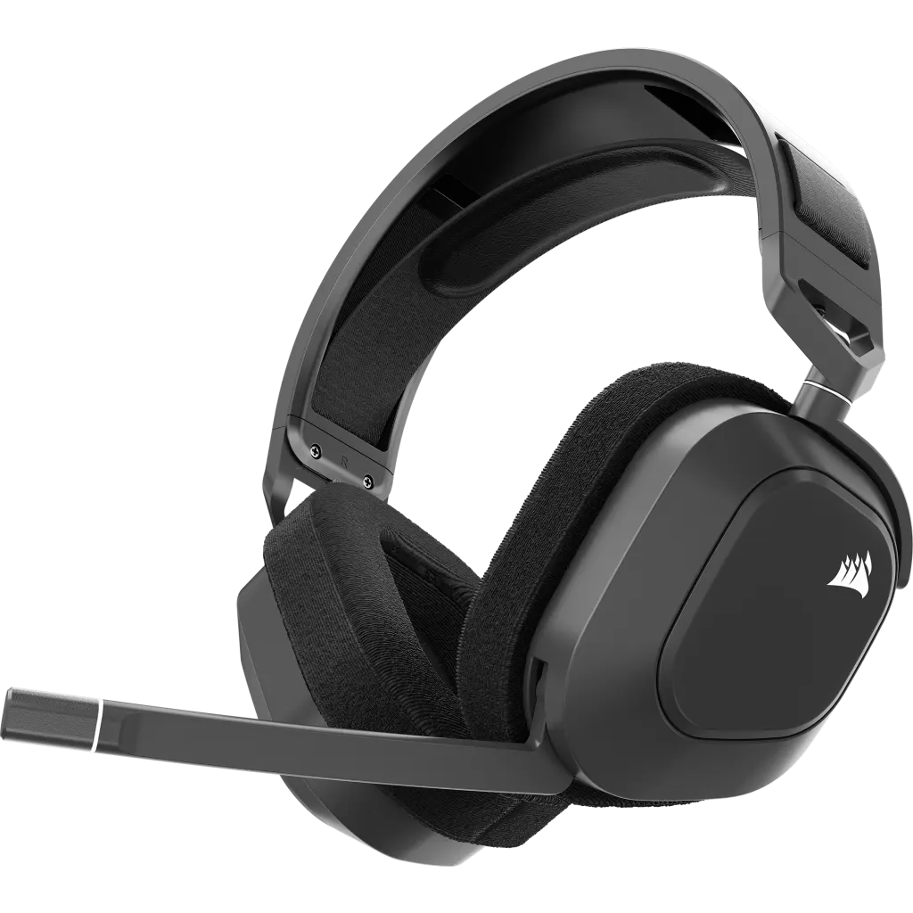 Corsair HS80 MAX WIRELESS Gaming Headset, Steel Gray