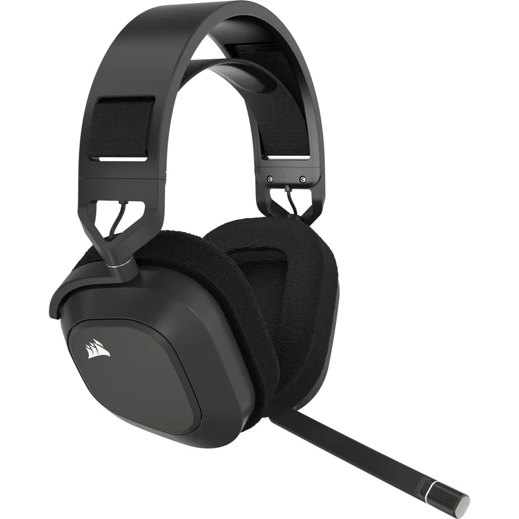 Corsair HS80 MAX WIRELESS Gaming Headset, Steel Gray