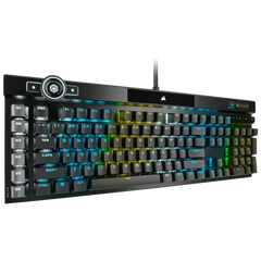 K100 RGB Optical-Mechanical Gaming Keyboard — CORSAIR OPX Switch — Black