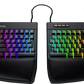Kinesis Freestyle Edge RGB Split Mechanical Keyboard (Cherry MX Blue) + Freestyle VIP3 Accessory Kit