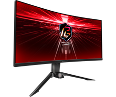 Asrock Phantom Gaming 34" Curved gaming Monitor (PG34WQ15R2B)