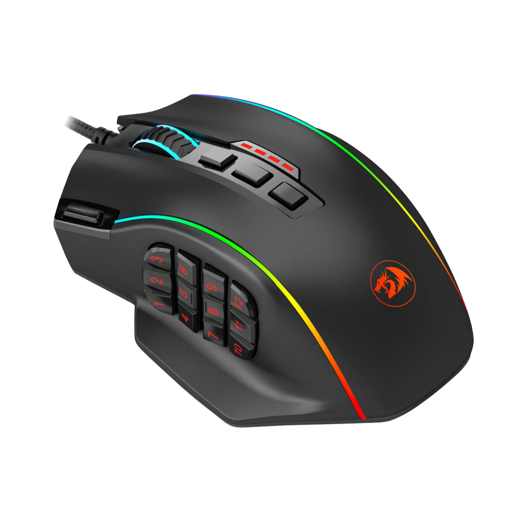 Redragon M901 Perdiction Wired Gaming Mouse with weight tuning set