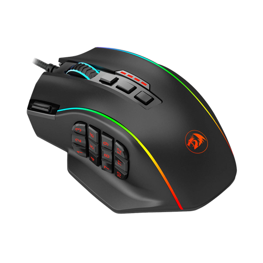 Redragon M901 Perdiction Wired Gaming Mouse with weight tuning set